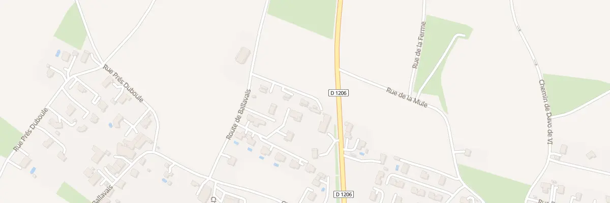 Plan du 383 Rte de Ballavais à Loisin