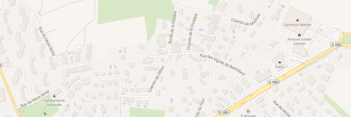 Plan du 27A Rue des Vignes de bachelard à Douvaine