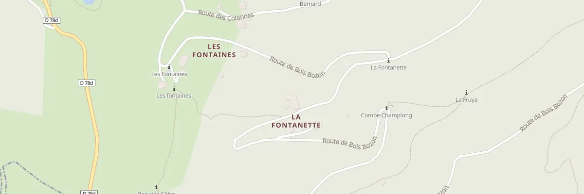 Plan du 5042 La Fontanette à Saint-Pancrace