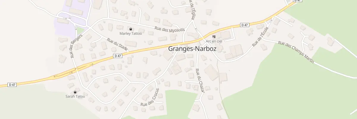 Plan du 3 Rue de la Côte à Granges-Narboz