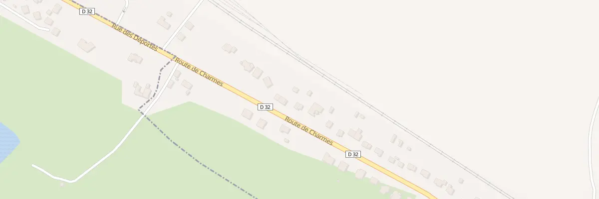 Plan du 45 Rte de Charmes à Essegney