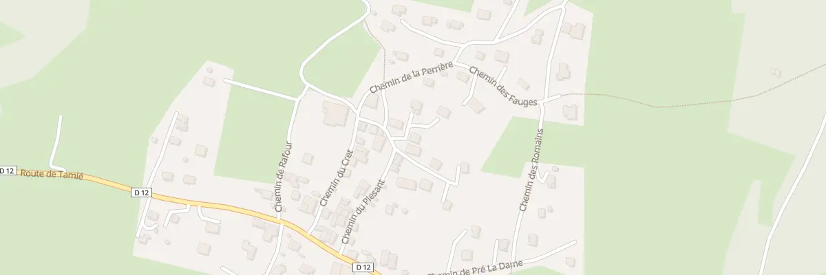 Plan du 154 Che du Piésant à Faverges-Seythenex