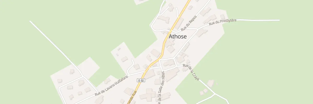 Plan du 13 Grande Rue Athose aux Premiers Sapins