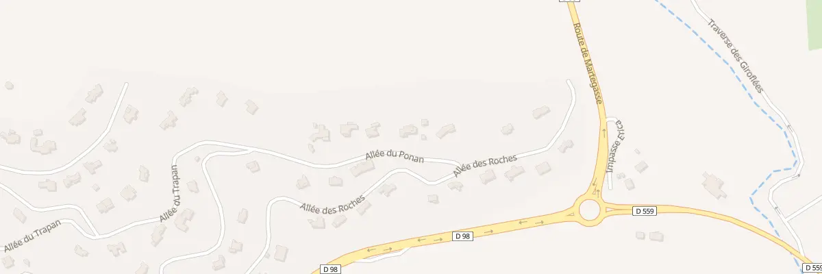 Plan du 31 All du Ponant à Bormes-les-Mimosas