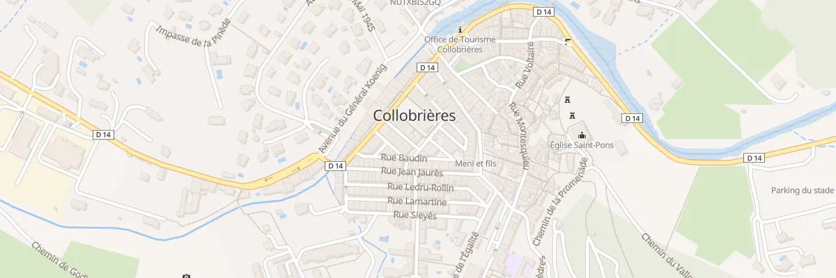 Plan du 3 Rue Marceau à Collobrières