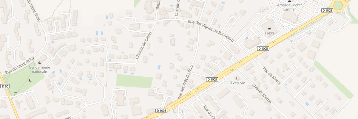 Plan du 15 Rue des Prés du four à Douvaine