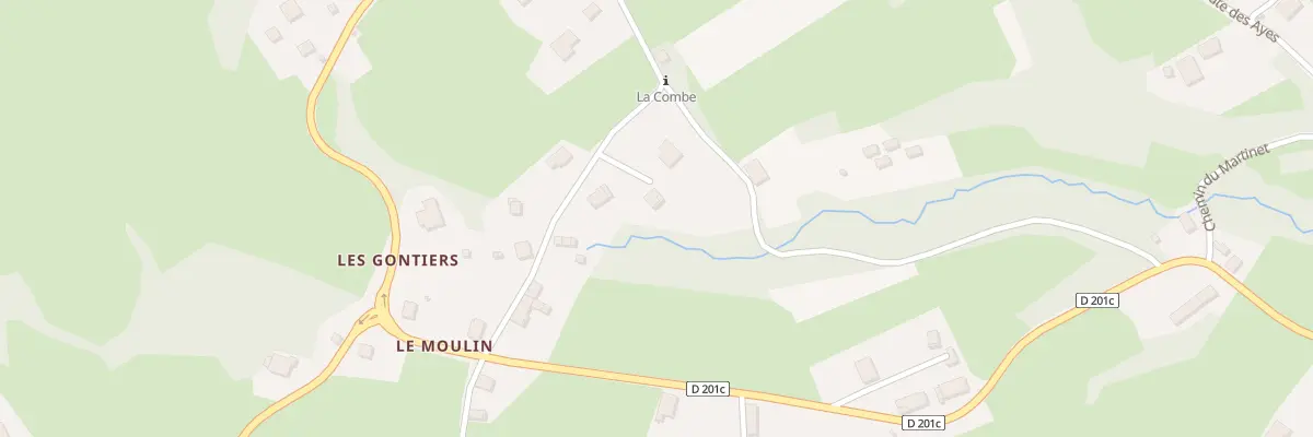 Plan du 5406 La Combaz à Verrens-Arvey