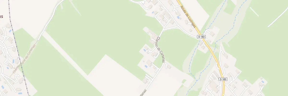 Plan du 212 Che de Cortenaz à Lucinges