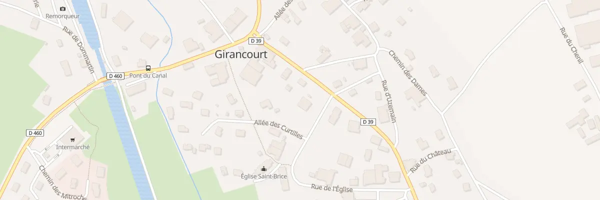 Plan du 36 Rue de l’Eglise à Girancourt