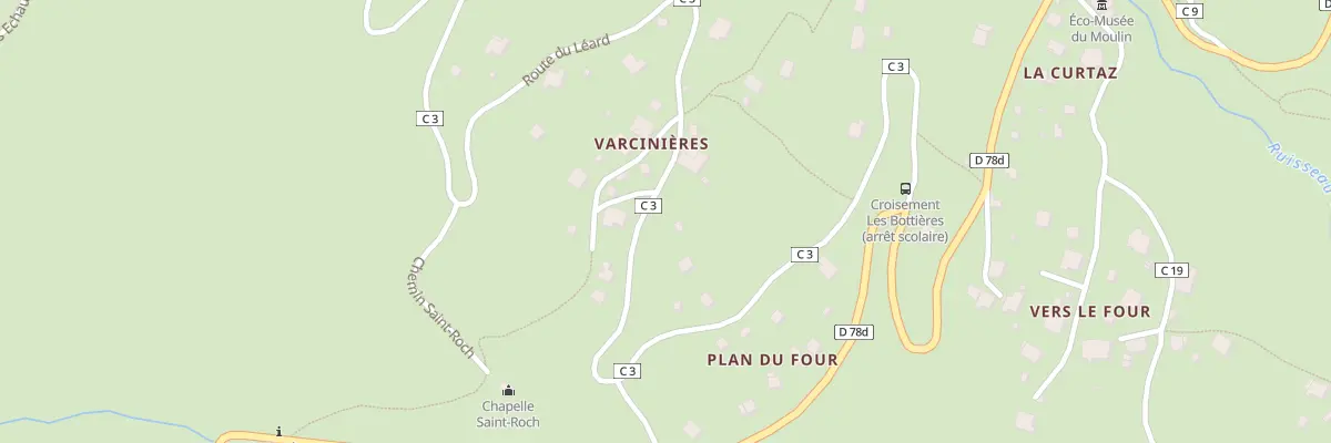 Plan du 5368 Varcinieres à Jarrier