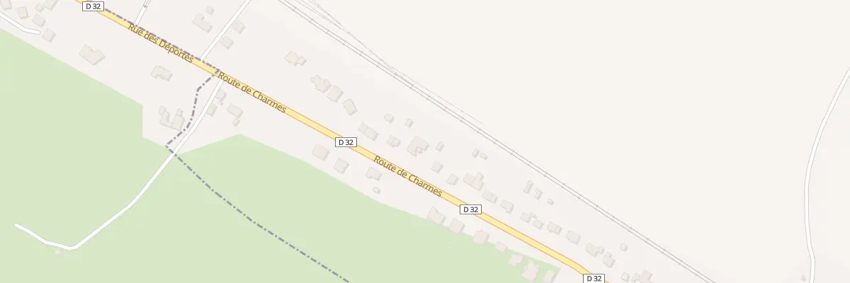 Plan du 43 Rte de Charmes à Essegney
