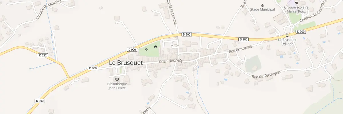 Plan du 270 Rue Principale au Brusquet