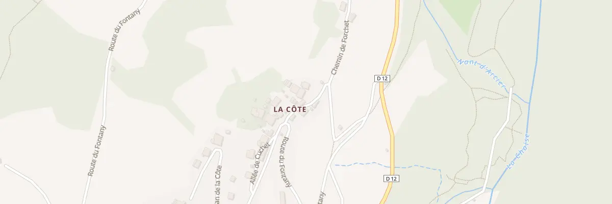 Plan du 5193 La Cote à Saint-Ferréol