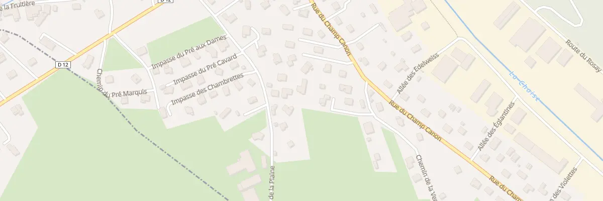 Plan du 221 Rte de la Plaine à Saint-Ferréol