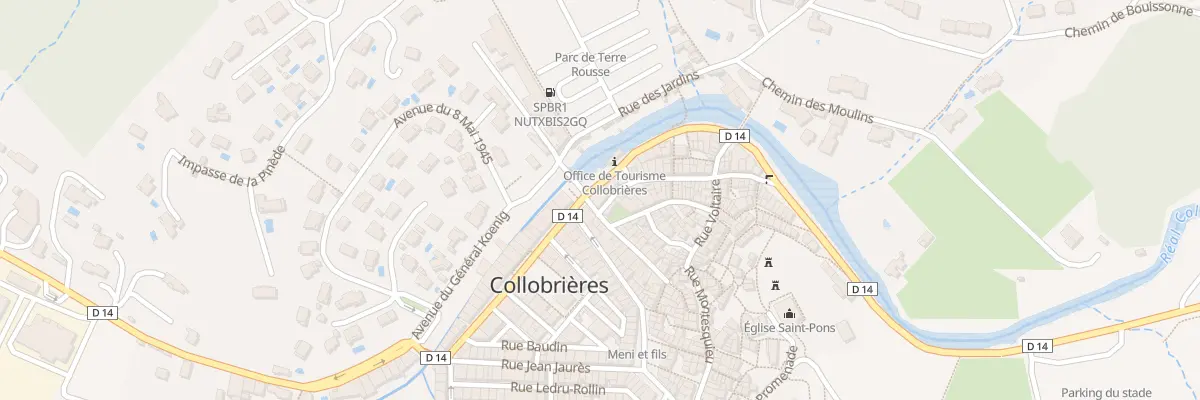 Plan du 1 Rue Grammont à Collobrières