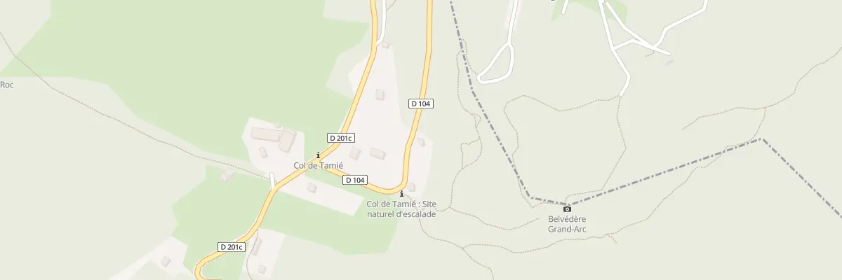 Plan du 168 Rte du Collet de Tamie à Plancherine