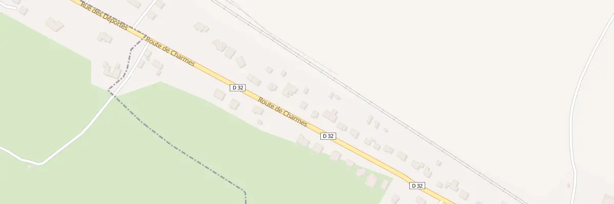 Plan du 41 Rte de Charmes à Essegney