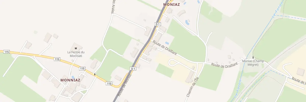 Plan du 510 Rte de Moniaz à Saint-Cergues