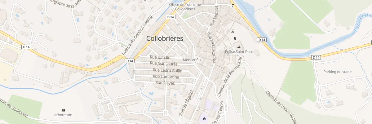 Plan du 31 Rue Jean-Jaurés à Collobrières