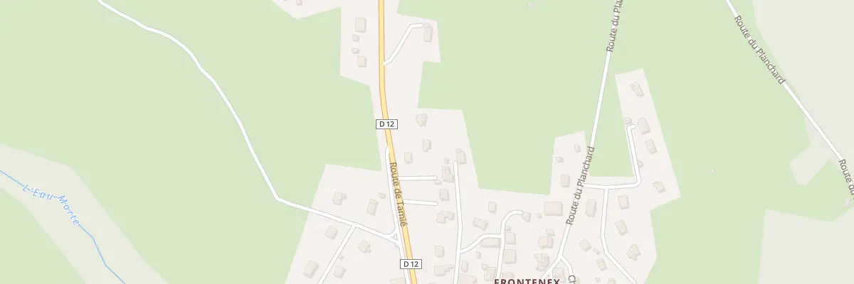 Plan du 2225 Rte de Tamié (Faverges) à Faverges-Seythenex