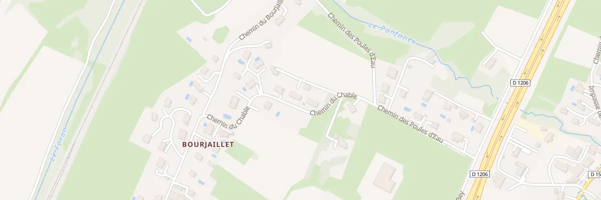 Plan du 100 Che du Chable à Saint-Cergues