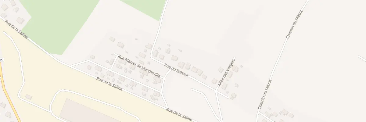 Plan du 12 Rue du Bahaut à Varangéville