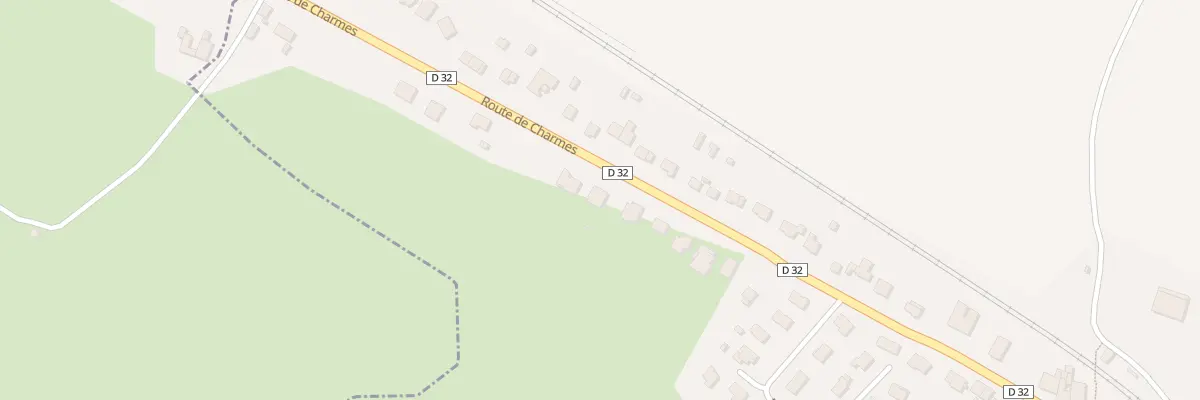 Plan du 36 Rte de Charmes à Essegney