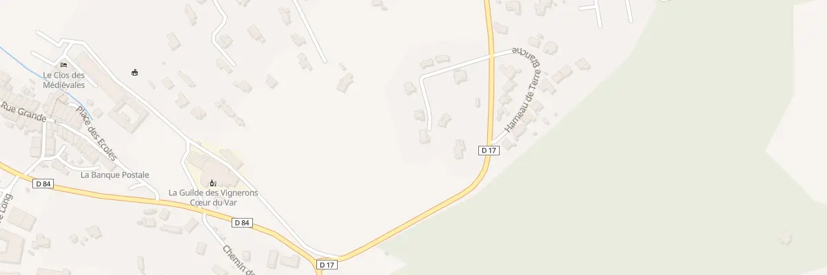Plan du 387 Rte de Lorgues au Thoronet