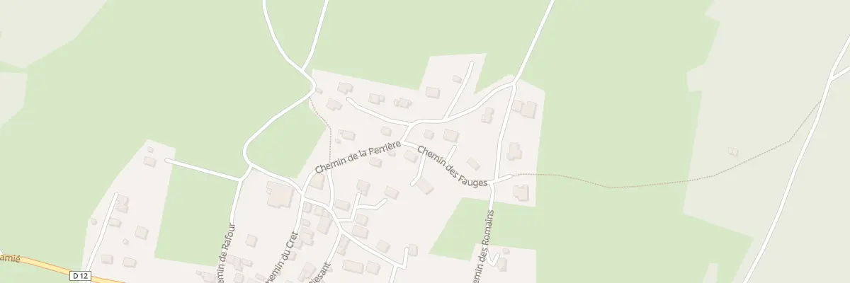 Plan du 148 Che de la Perrière à Faverges-Seythenex