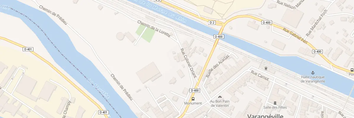 Plan du 1B Rue du Colonel Driant à Varangéville