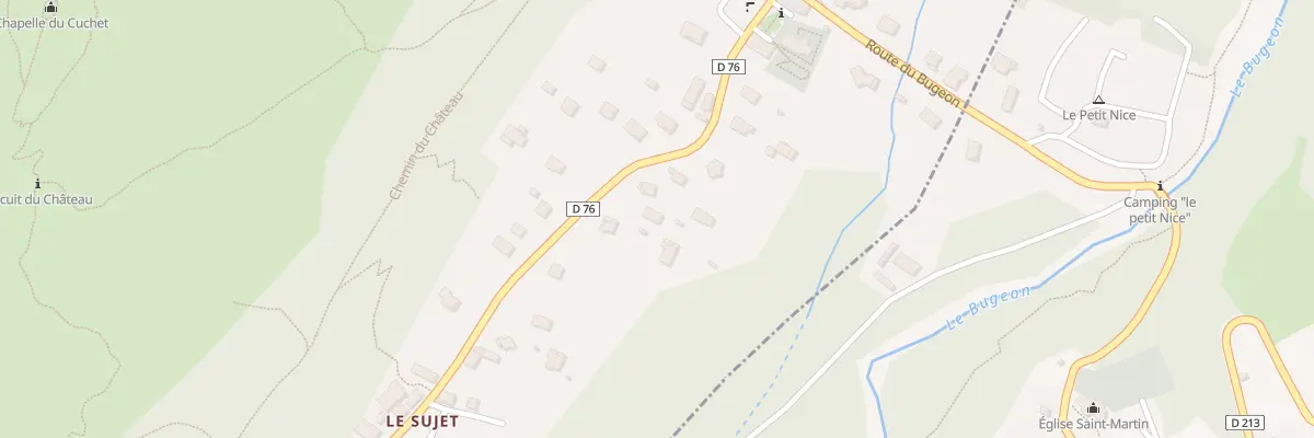 Plan du 678 Rte du Cruet à Notre-Dame-du-Cruet