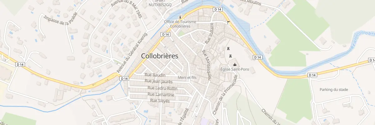 Plan du 20 Rue Gambetta à Collobrières