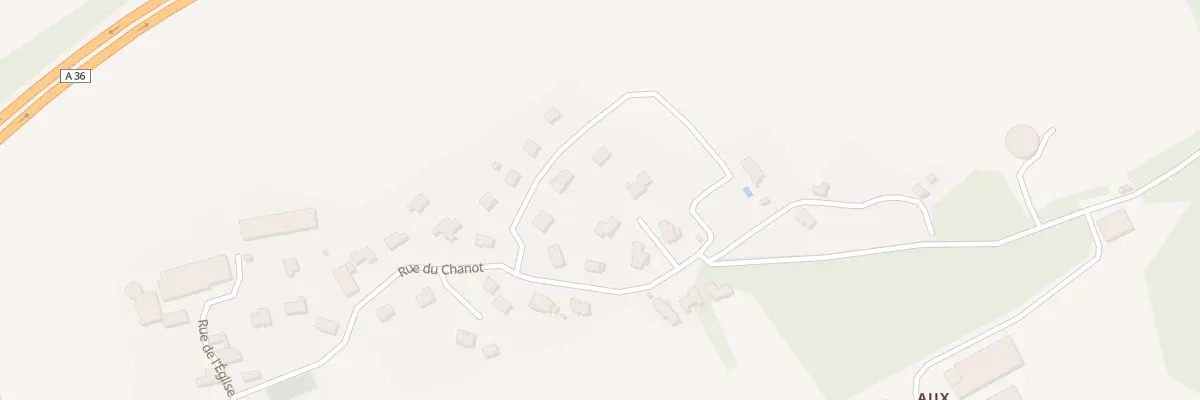 Plan du 21 Rue du Chanot à Grosbois