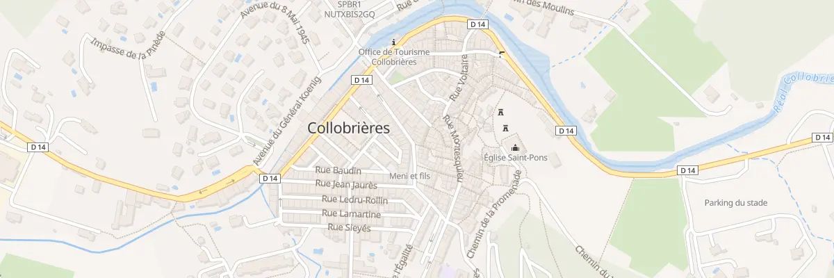 Plan du 23 Rue Gambetta à Collobrières