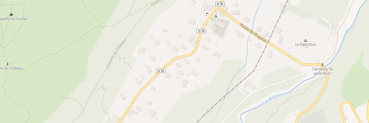 Plan du 724 Rte du Cruet à Notre-Dame-du-Cruet