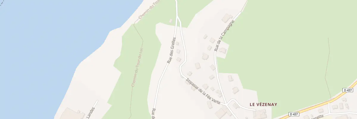 Plan du 8 Rue des Grelles à Malbuisson
