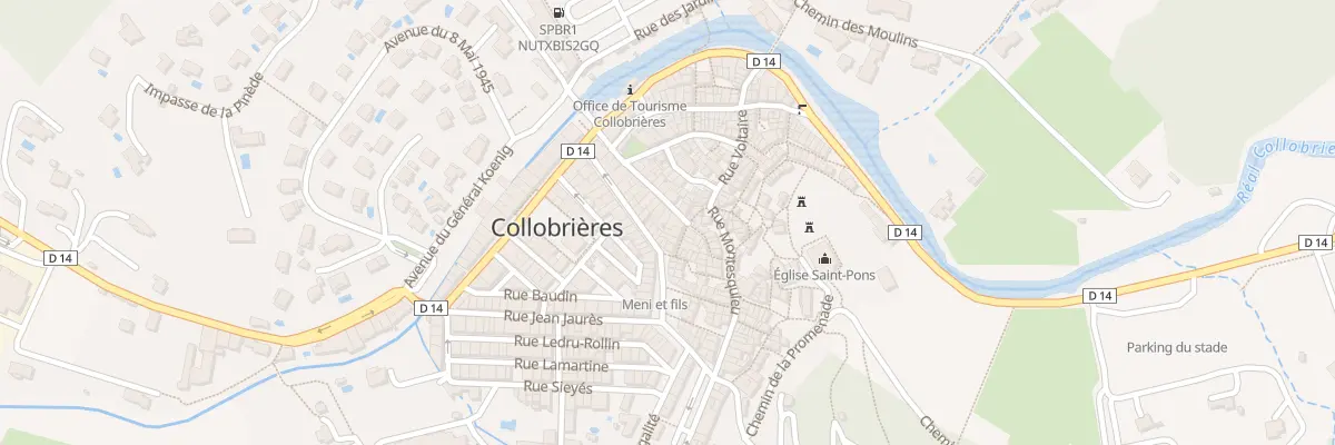 Plan du 24 Rue Camille Desmoulins à Collobrières