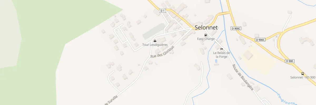 Plan du 5131 Le Village à Selonnet