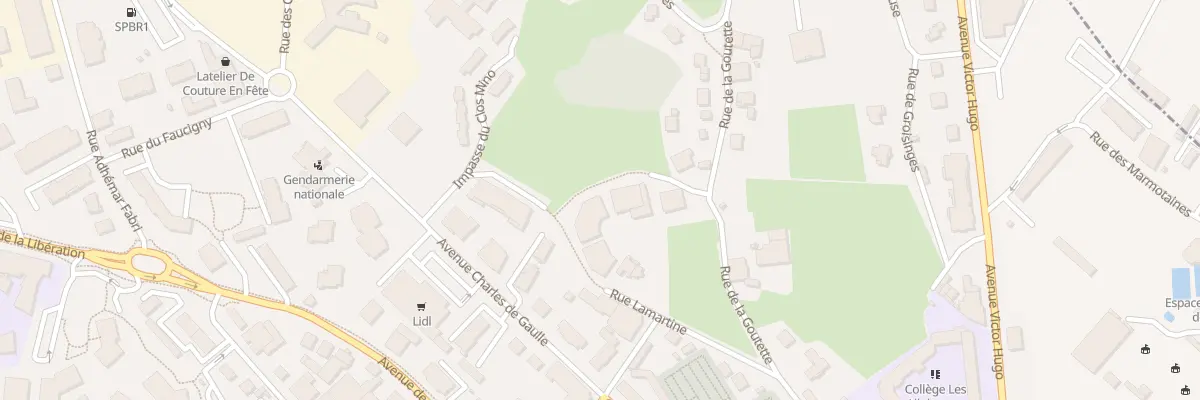 Plan du 168 Rue lamartine à La Roche-sur-Foron