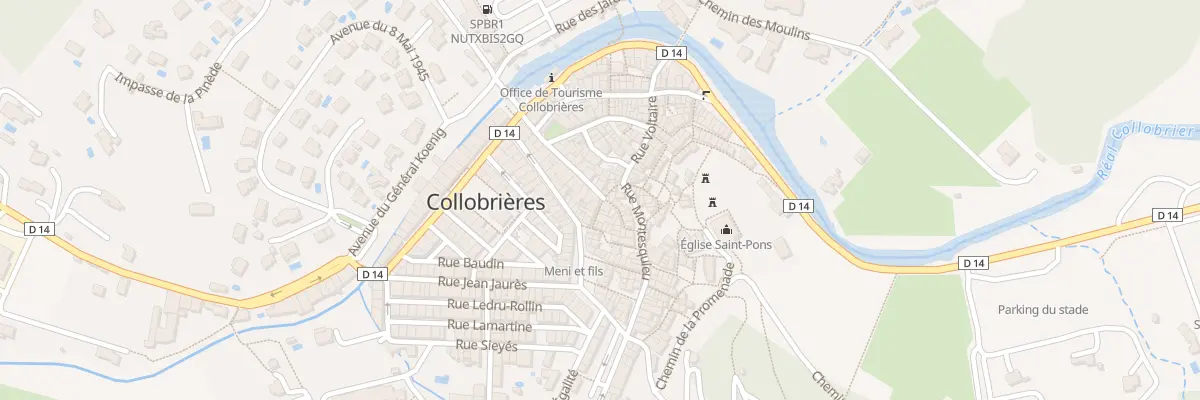 Plan du 26 Rue Camille Desmoulins à Collobrières