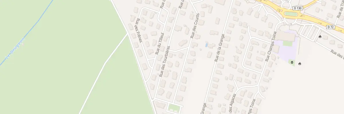 Plan du 13 Rue de la Tourbière à Houtaud