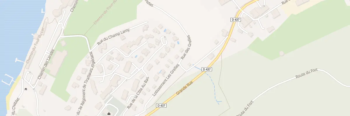 Plan du 10 Lot les Grelles à Malbuisson