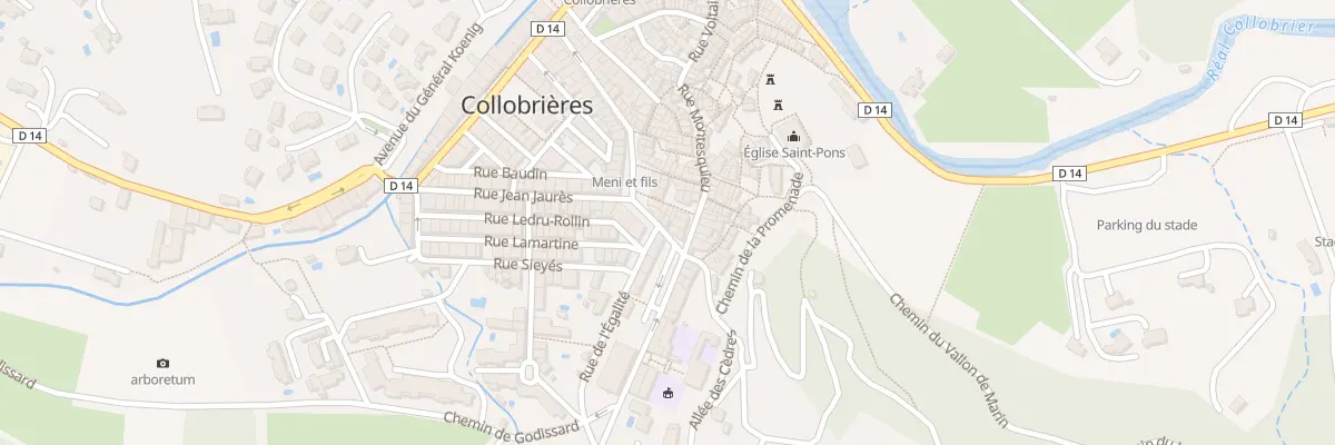 Plan du 7 Rue de la République à Collobrières