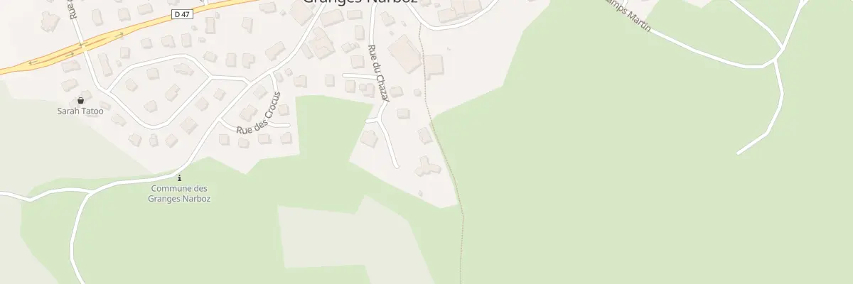 Plan du 11 Rue du Chazal à Granges-Narboz