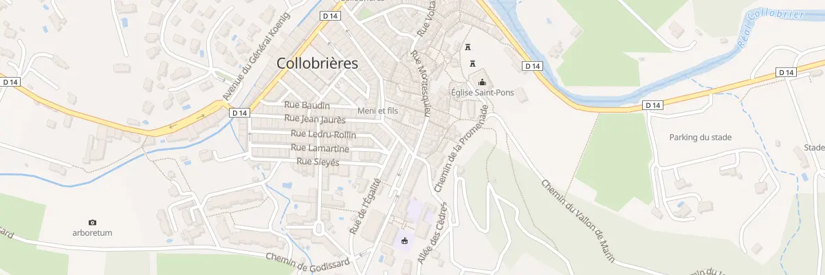 Plan du 5 Rue Montesquieu à Collobrières