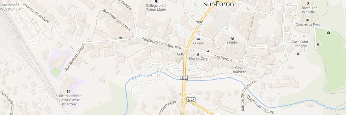 Plan du 11 Pl Georges Hermann à La Roche-sur-Foron