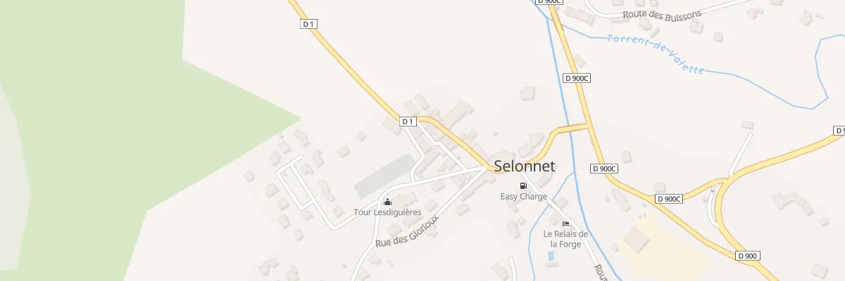 Plan du 5130 Le Village à Selonnet