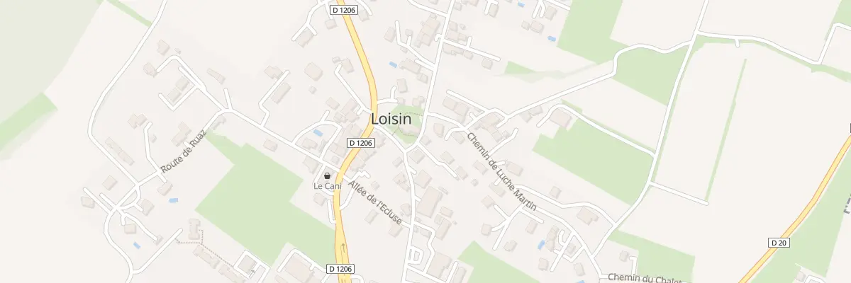 Plan du 5 Pl de l’Église à Loisin