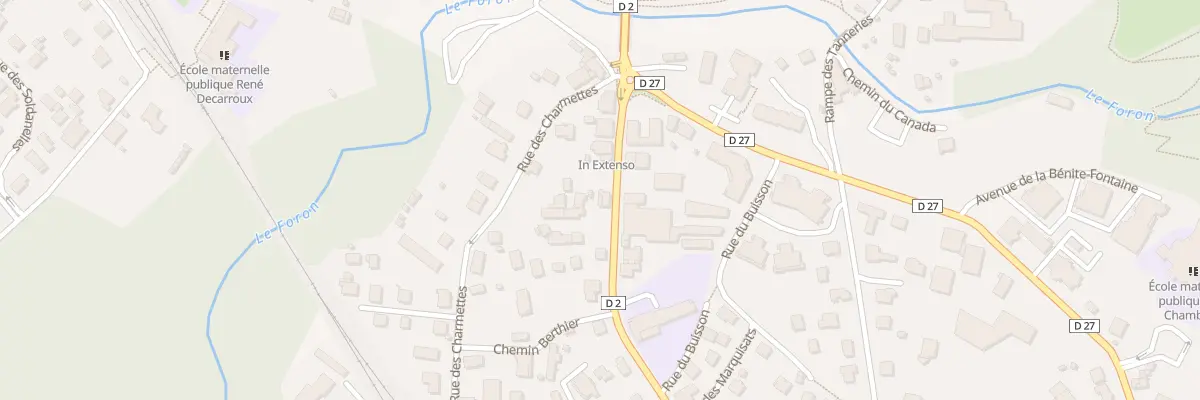Plan du 92 Av Pasteur à La Roche-sur-Foron