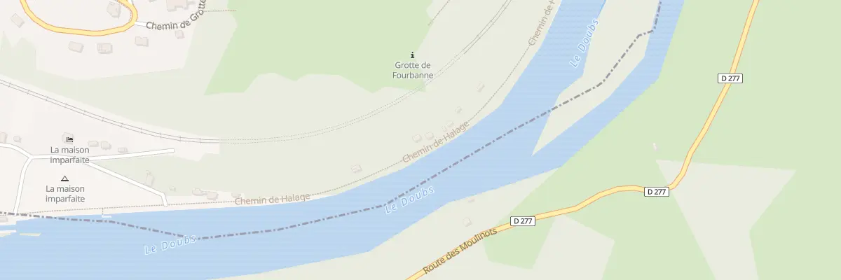 Plan du 9 Che de Halage à Fourbanne
